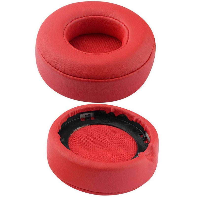 GGZZ Replacement Mixr Earpads Ear Pad Cushion Cover Ear Cups Repair Parts Compatible with Mixr On-Ear Headphones (Red) - Image 3